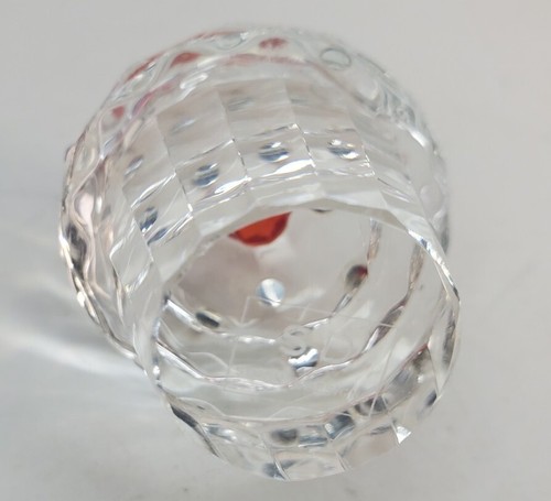 SIMON DESIGNS Crystal Cupcake Rhinestones Paperweight Clear Glass EBay