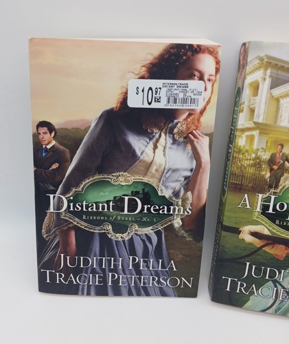 Judith Pella Tracie Peterson Ribbons of Steel 1 & 2 Distant Dreams A Hope Beyond - Picture 2 of 8