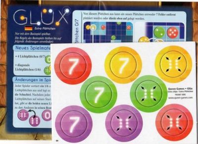 Brettspiel Advent Calendar PROMO #8: Glux Extra Chips English/German