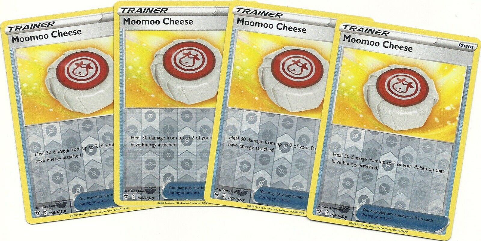 Pokemon : SWSH VIVID VOLTAGE MOOMOO CHEESE 156/185 UNCOMMON