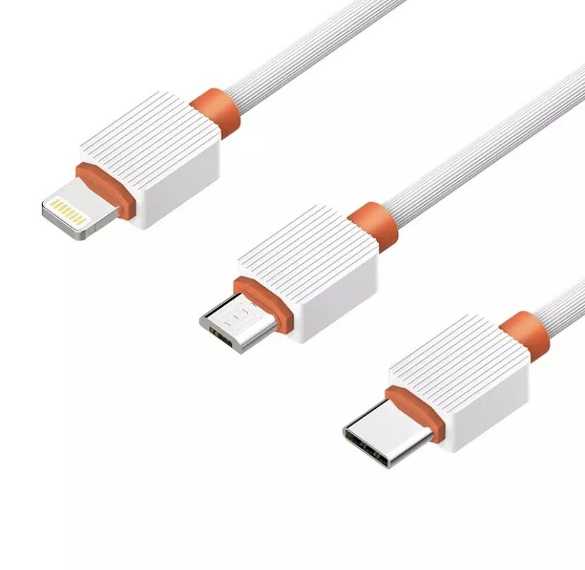 SOMOSTEL 1000mm 2.0A Type C USB Fast Charging Data Cable WHITE - Image 4 of 4