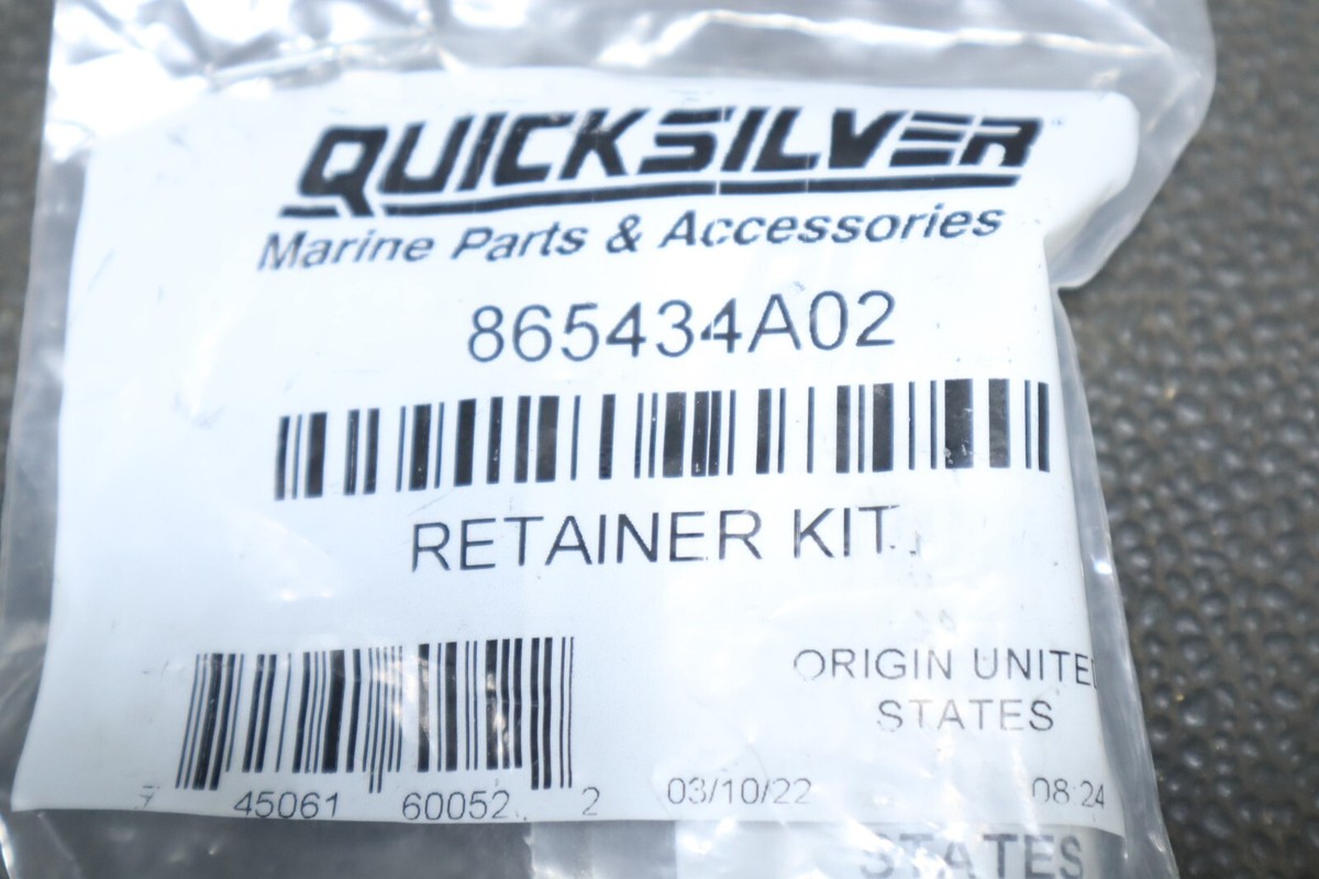 QUICKSILVER RETAINER KIT 865434A02 | eBay