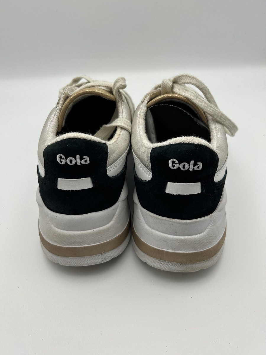 Gola Women's Eclipse Mode (CLB217) Silver/Gold/Multi Sneaker, US Size 10