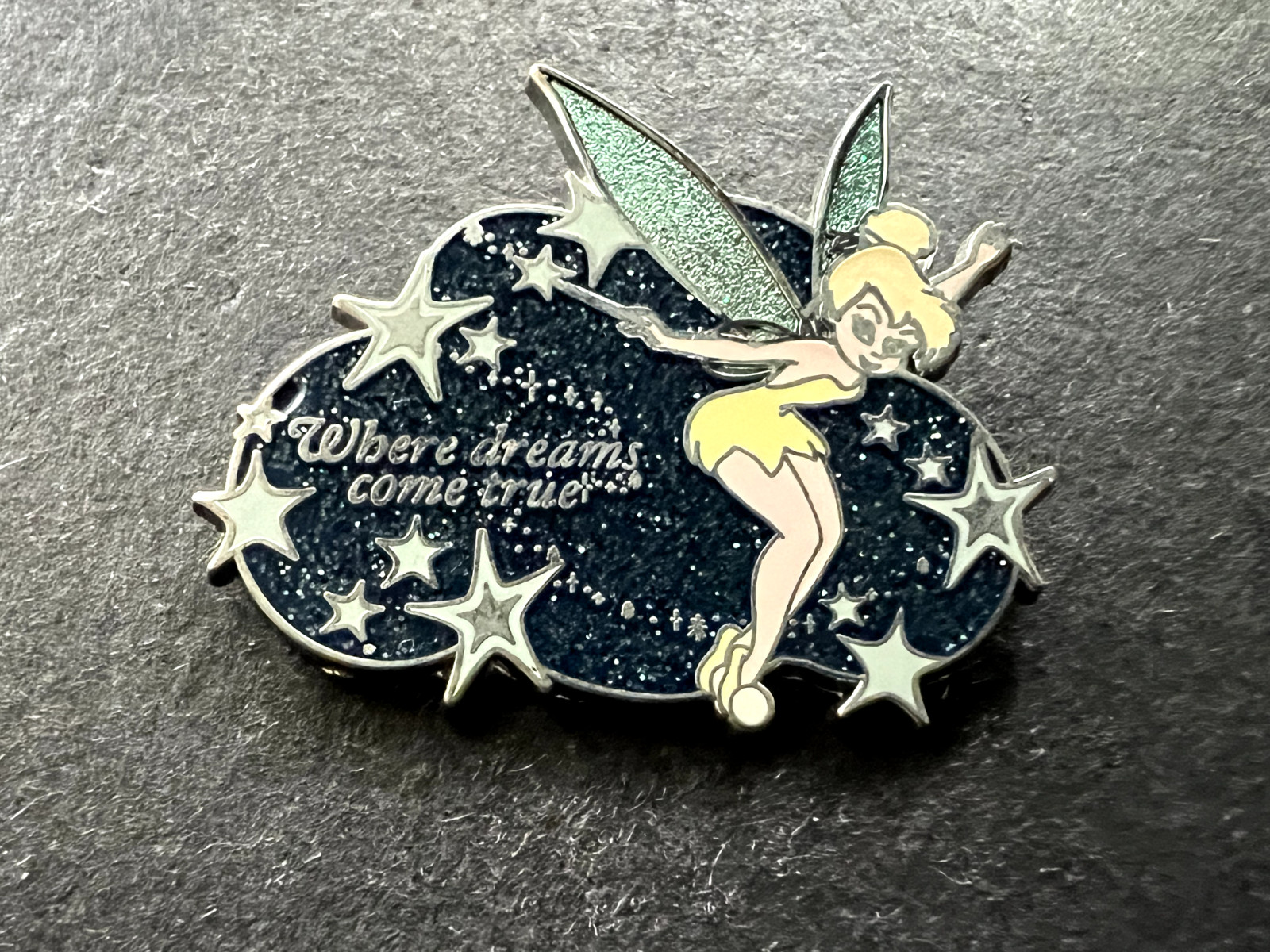 Where Dreams Come True Pixie Dust Pin Tinker Bell One Pin Only Disney Pin 52755