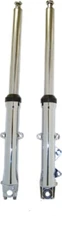 Chrome Front Fork Tubes Legs +2" For 86-99 Harley Softail FLST 37019