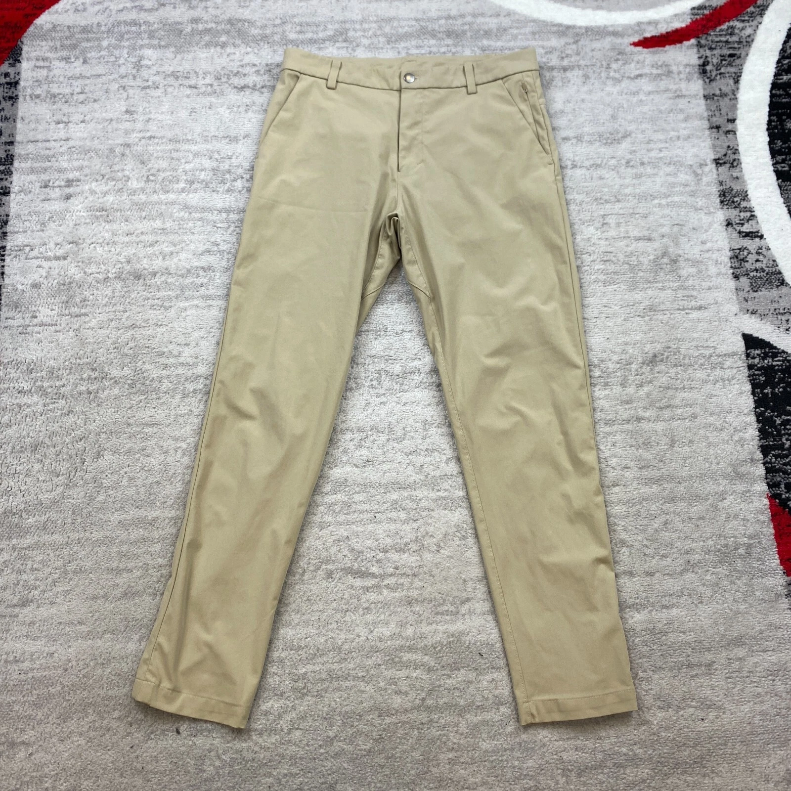 Lululemon Pants Mens 32 Beige Tan Tactical Utility Athleisure Hike Outdoor 32x32