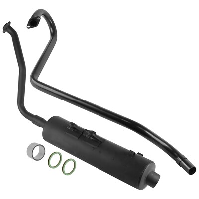 Caltric Exhaust Muffler & Pipe For Kawasaki Prairie 650