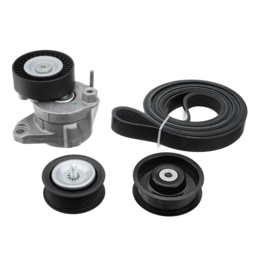 For Mercedes-Benz Engine Drive Belt Tensioner & Idler Pulley Serpentine Belt kit - Picture 10 of 20