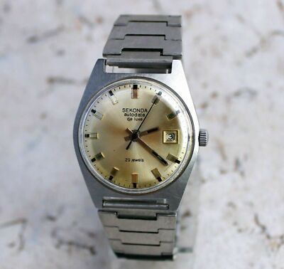 Sekonda de luxe automatic 29 jewels best sale