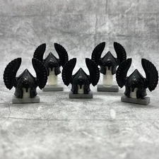 5pack Black Gondor Knight Helmet Blocks Accessories for Minifigures C40939