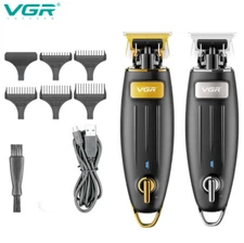VGR Hair Clippers Trimmer Cutting Beard Cordless Barber USB Shaving Machine 192