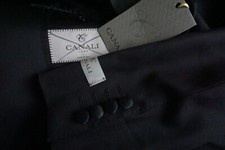 Canali 1934 CURRENT Silver Label One Button Peak Lapel 2 Pc Tuxedo Sz 48L NEW