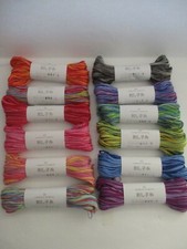 Japan Embroidery SASHIKO THREAD HOBBYRA HOBBYRE 56m 12COLORS SET
