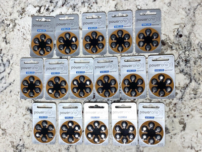 96 POWER ONE Size P312 Hearing Aid Batteries 1.45 V 16 6 Packs Wireless Approved