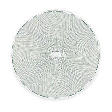 DICKSON C448 Circular Paper Chart, 7 day, 60 pkg 3ELV3
