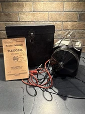 Vintage James Biddle Megger Insulation Tester Type 120v 21J Working Condition