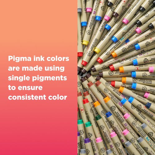 Sakura Pigma Sketch Brush Ass't Archival Colors 8-Pack - Picture 6 of 7