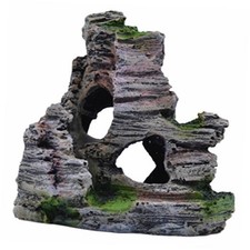 Mountain View Decor Rockery Landscape Rock Hiding Cave Tree Aquarium Type 1