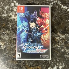 Azure Striker Gunvolt: Striker Pack (Nintendo Switch, 2017) COMPLETE CIB Tested!