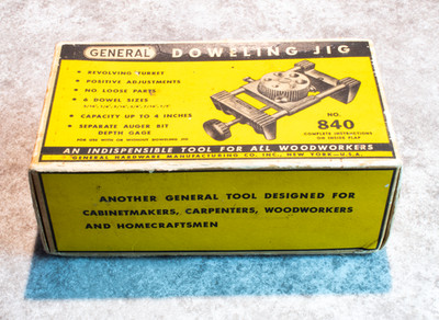 Vintage General Hardware MFG. Co. Inc. Doweling Jig Model 840 in Original Box