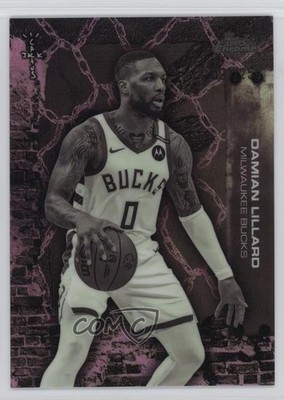 2025-26 Topps Chrome Cactus Jack Pink Refractor 21/250 Damian Lillard #18 0xh3
