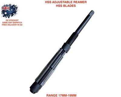 Expanding Adjustable Reamer 15.25 to 17.00mm in HSS BLADES Premium Quality