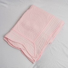 Pink Baby Quilt 36" x 46" 