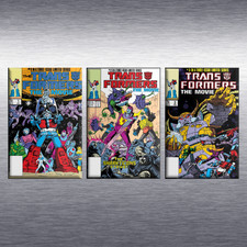 Transformers The Movie #1, 2, 3 Vintage Comic...