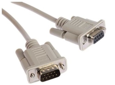 Roline Stecker 9 Pin D-Sub auf Buchse 9 Pin D-Sub Seriell Kabel, 10m