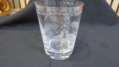 William Yeoward geschliffener Kristall liebevolle Tasse Ehrlichkeit