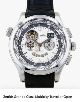 Zenith El Primero Grande Class Multicity Open Traveller 03.0520.4037 NP 12.810,-