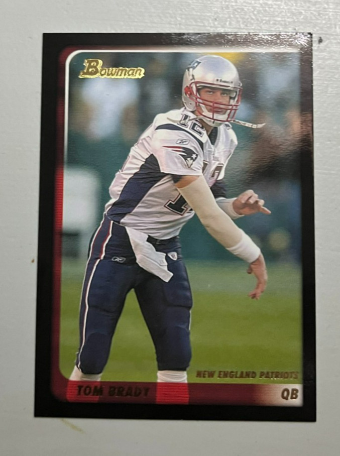 2003 BOWMAN FOOTBALL #14 TOM BRADY NEW ENGLAND PATRIOTS