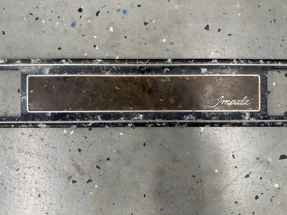 1972 Chevrolet Impala Front Aluminum Dash Plate Insert Donk 72 Chevy - Image 3 of 4