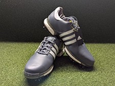 Adidas Tour360 Boost 2.0 Leather Golf Shoes Black F33728 - Men's Size 8.5 US