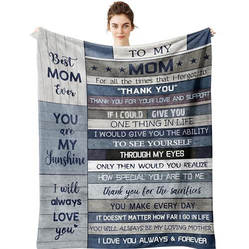 Gifts for Mom Blanket - Mom Birthday Gifts 80"x60" Blankets - Mother Birthday - Picture 2 of 8