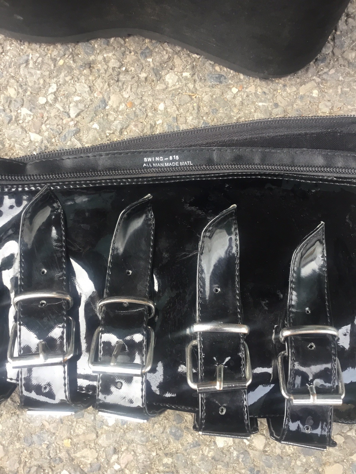 Demonia Platform Swing 815 Punk Goth Boots Gloss … - image 6