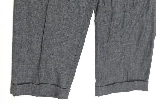 Paul Stuart WESTGATE Suit Mens 43L Dark Gray Blue Wool Two-Button Classic - Picture 18 of 23