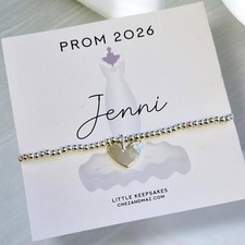 Prom Night Dress Design Personalised  I School Prom 2026 -I Charm  Bracelet I