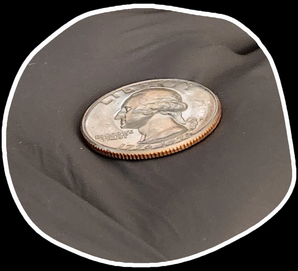 Moneda Bicentenario Cuarto D 1776-1976 - Rara moneda coleccionable Foto 4 de 4