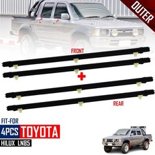 Cinturón de puerta resistente a la intemperie sello exterior de goma para camioneta Toyota Hilux 1989-1995 4 puertas