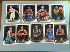 Topps Bowman University Lot 2025-2026 NBA Rookie 9 Card McNeeley Egor Richardson