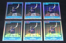(6) 2007 Bowman Chrome Jason Heyward 1st Bowman Refractor Lot DX130