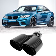 Carbon Fiber 2.5"/ 4" Dual Slant Cut Exhaust Tip For F30 F32 F36 F80 M2 M3 M4