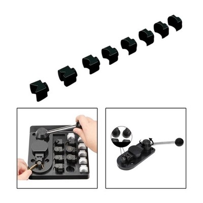 8 Stück Ringbieger Matrizen Metall Profi Schmuck Pressmaschine Matrizen