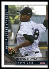2015 Choice Pulaski Yankees MELVIN MORLA RC YANKEES DOMINICAN REPUBLIC