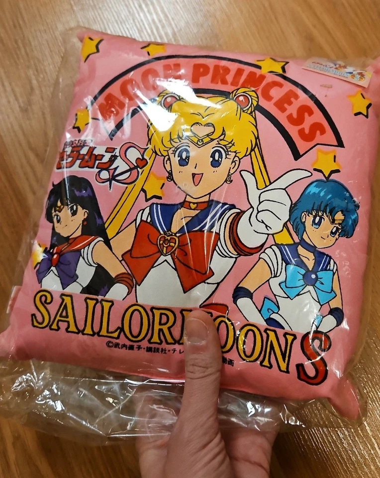 Sailor moon Super 1994 new old stock pillow plush moon princess mercury mars - Image 3 of 3