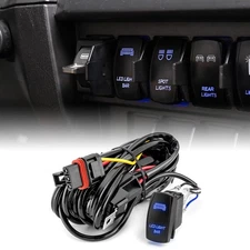 WeiSen 300W Plug & Play LED Light Bar Wiring Harness Kit with Pulse Power Connec