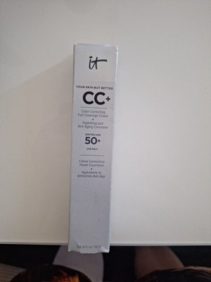IT Cosmetics Your Skin But Better CC Cream LSF 50+, 32 ml, Hochpigmentierte Mehr