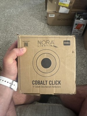 Nora Lighting Cobalt Click 5  1000lm White LED Recessed Ceiling Light Retrofit