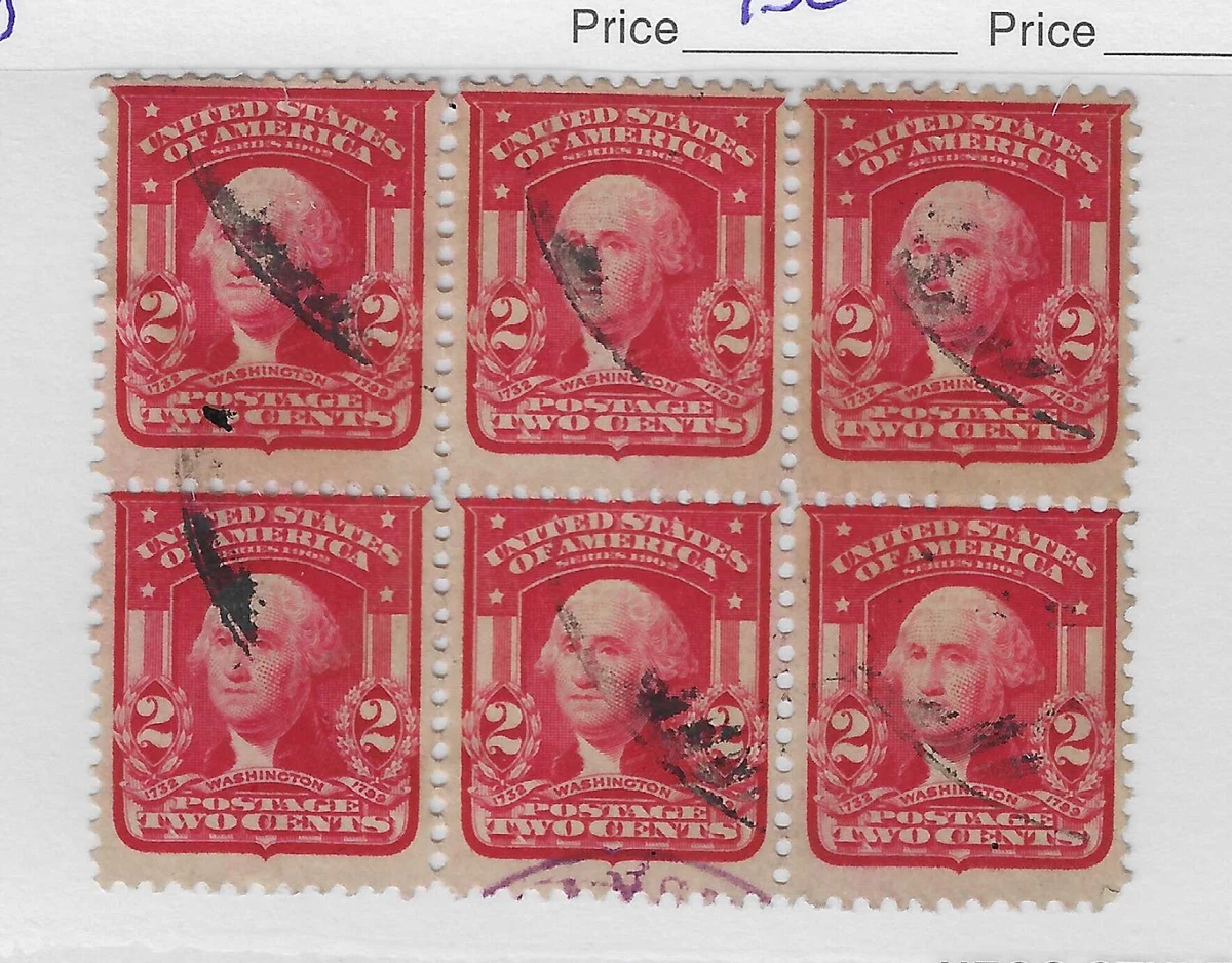 Handstamped 2 Cent Washington Used US Stamps (1901-Now) for sale